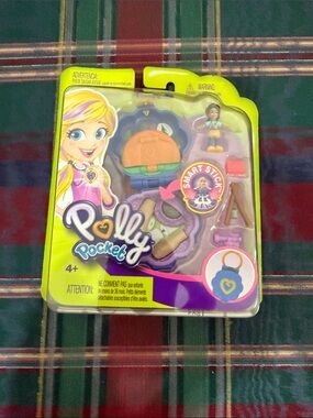 Mattel Polly Pocket Mini Play Set - Purple, Pink, Lime